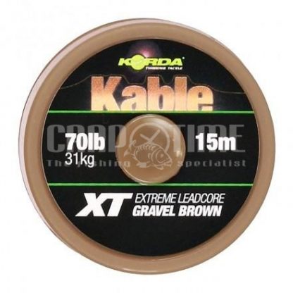 KORDA KABLE XT EXTREME LEADCORE 70 LB