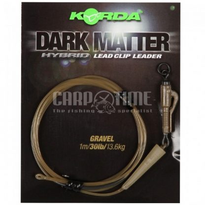 DARK MATTER LEADER RING SWIVEL 1M CLEAR 40LB