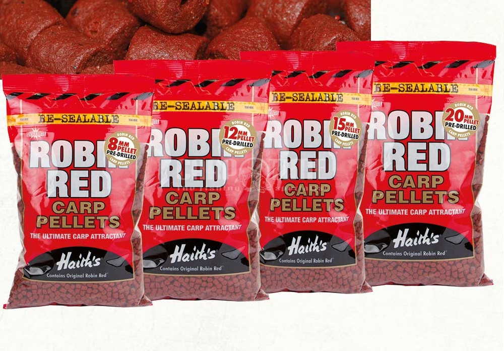 ROBIN RED CARP PELLETS PRE-DRILLED