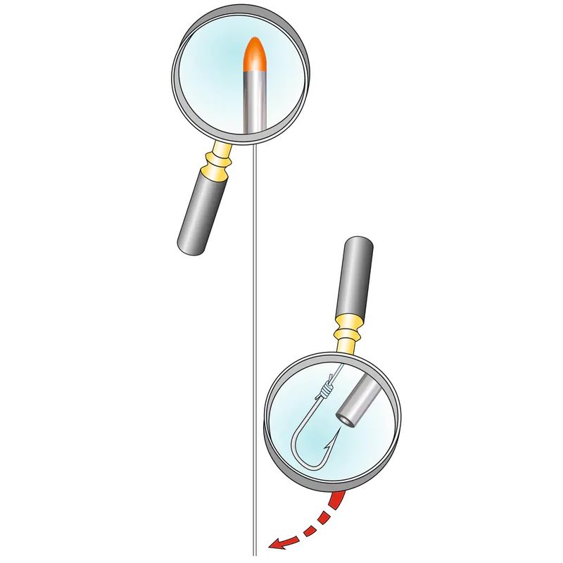 AGO DA INNESCO TESTA ROSSA 1.0MM 20CM