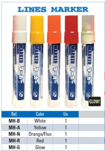 YUKI LINE MARKER ORANGE FLUO