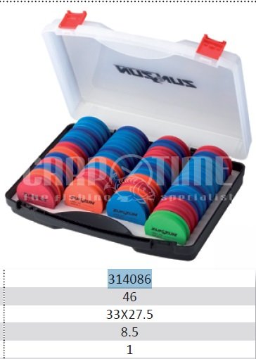 SET 46 AVVOLGILENZE + BOX