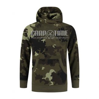 Set Felpa Con Cappuccio E T-Shirt Pesca Carpa – Tramonto Carpa Verde Oliva, S-3XL