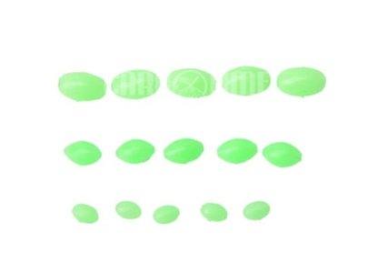 SOFT LUMINOUS OVAL BEADS - PERLINE OVALI FLUORESCENTI