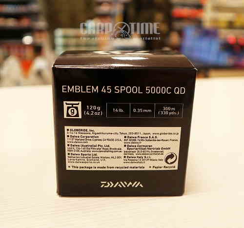 BOBINA MEDIA CAPIENZA DAIWA EMBLEM 45 SCW 5000 QD - immagine 3