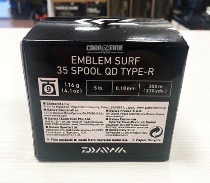 BOBINA BASSA CAPIENZA DAIWA EMBLEM SURF 35 TYPE R - immagine 2