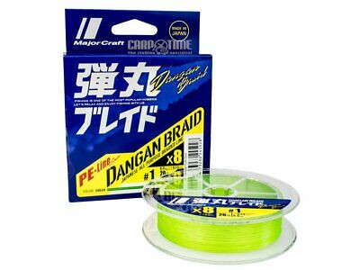 TRECCIA MAJOR CRAFT DANGAN BRAID 150MT 4X GREEN