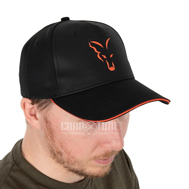 BASEBALL CAP BLACK & ORANGE