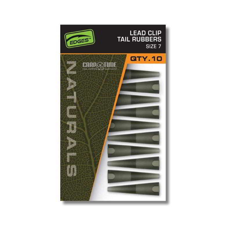 NATURALS LEAD CLIP TAIL RUBBERS - SIZE 7