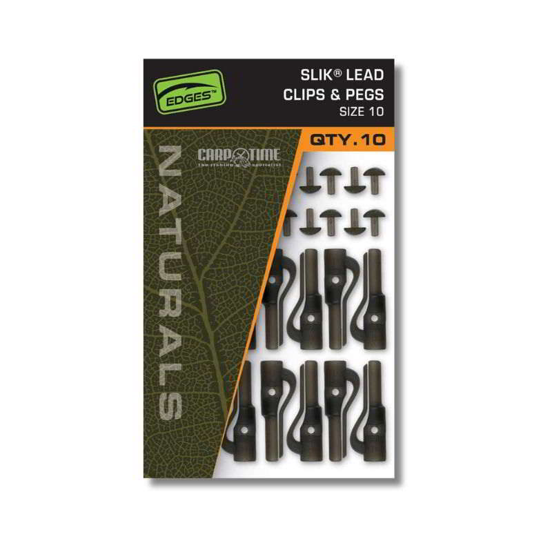 NATURALS SLIK LEAD CLIP & PEGS - SIZE 10