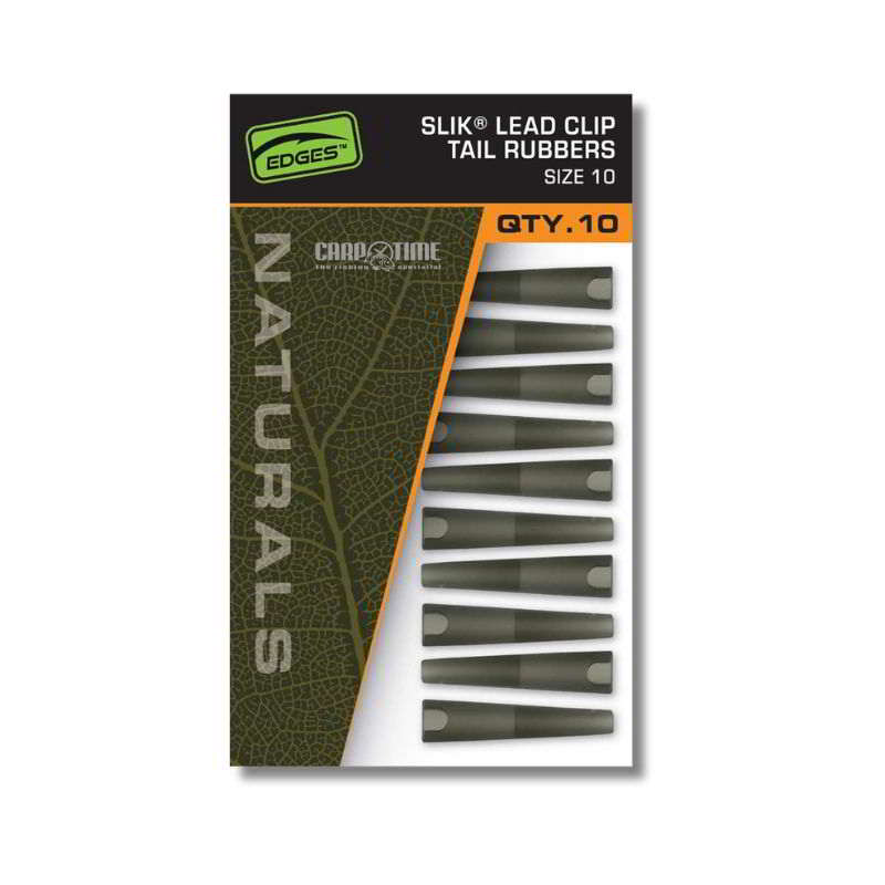 NATURALS SLIK LEAD CLIP TAIL RUBBER - SIZE 10