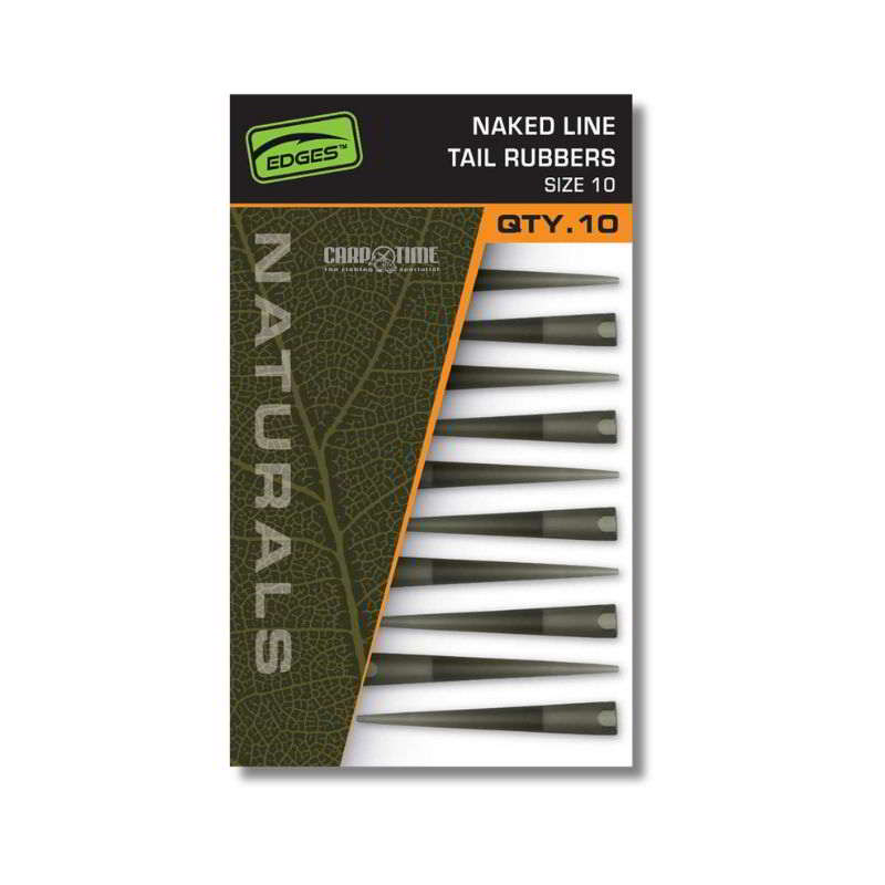NATURALS NAKED LINE TAIL RUBBERS - SIZE 10