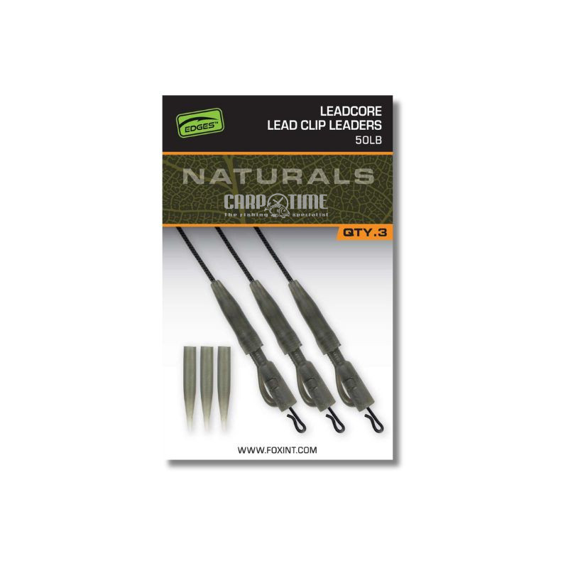 NATURALS LEADCORE POWER GRIP LEAD CLIP LEADERS