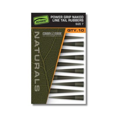 NATURALS POWER GRIP NAKED LINE TAIL RUBBERS - SIZE 7