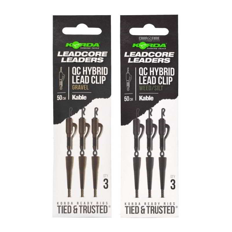LEADCORE LEADER HYBRID LEAD CLIP QC SWIVEL