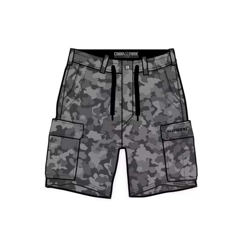CARGO SHORTS GREY CAMO