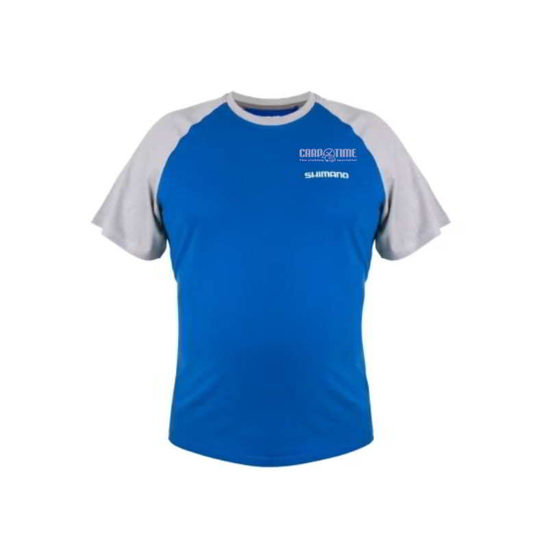 T-SHIRT SHIMANO BLU