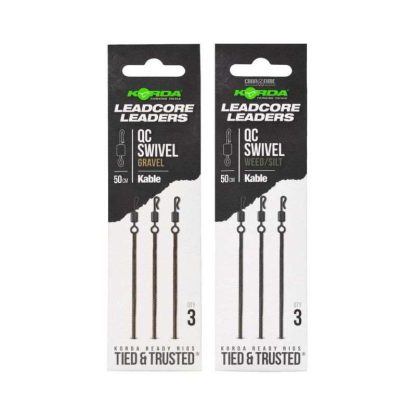 KABLE LEADCORE LEADER QC SWIVEL 50CM
