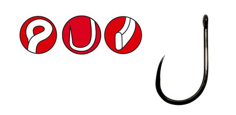 POWER CARP FLAT EYE BARBED - immagine 2