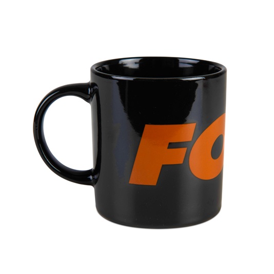 BLACK & ORANGE CERAMIC MUG