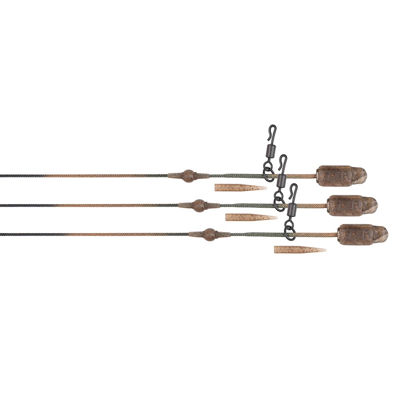 CAMO LEADCORE HELI-CLIP RIGS