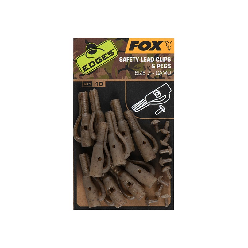 CAMO SAFETY LEAD CLIP AND PEGS